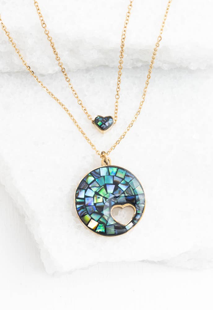 Journey Together Necklace Set in Captivating Abalone