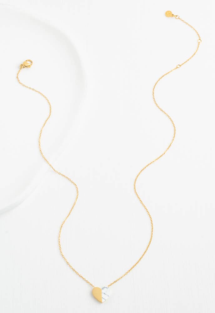 Alexis Gold Heart Necklace