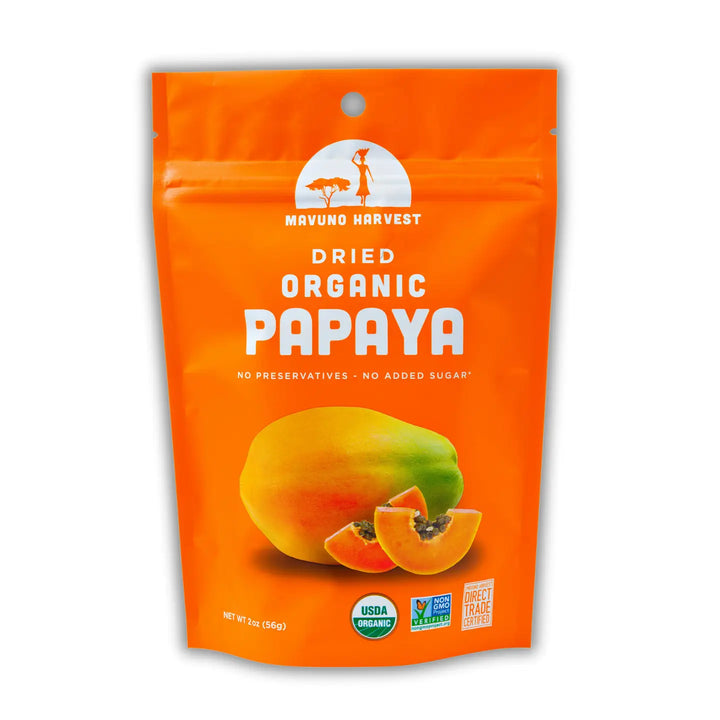 Dried Organic Papaya