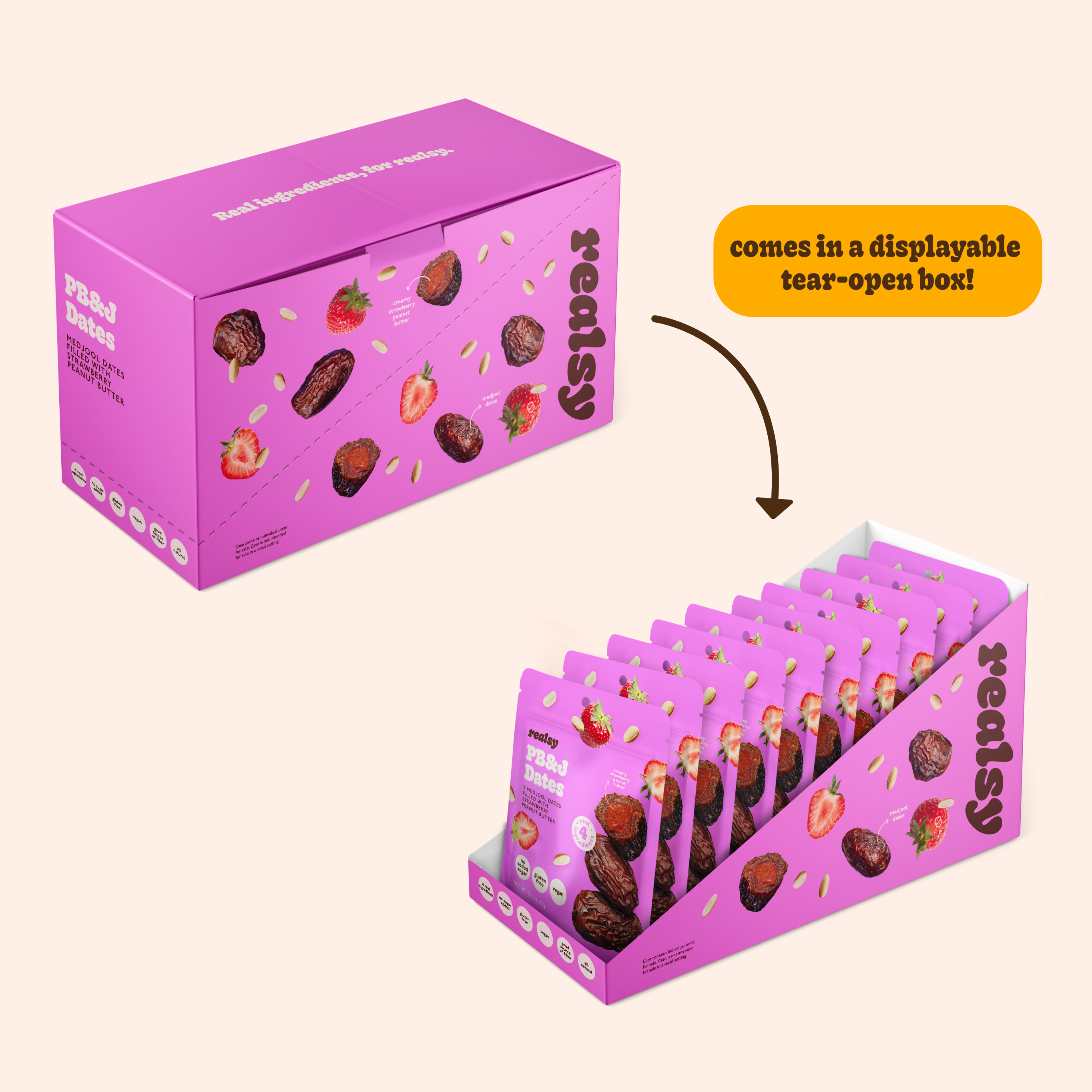 PB&J Dates Snack Packs