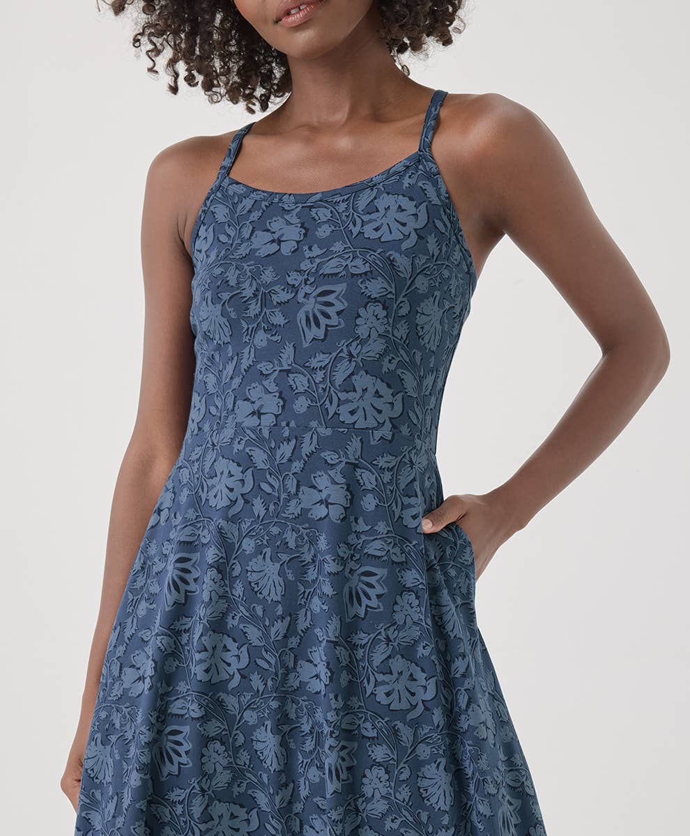 Women's Fit & Flare Midi Dress