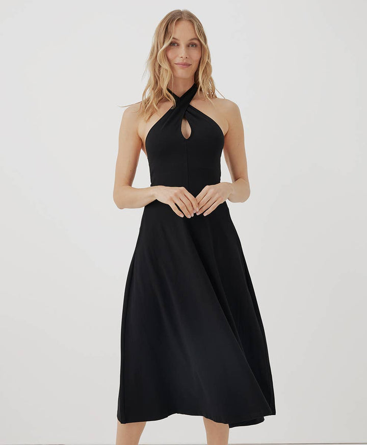 Fit & Flare Modern Halter Dress