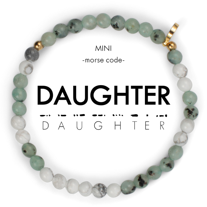 MINI Morse Code Bracelet | DAUGHTER