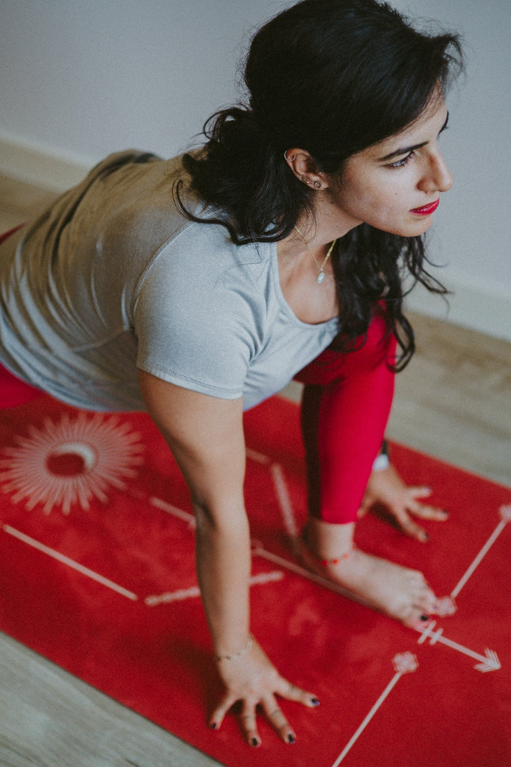 Warrior Red Velvet - Sustainable Yoga Mat