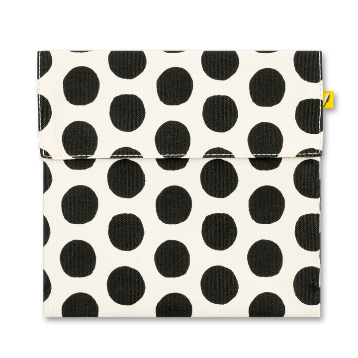 Flip Snack Bag - Dot Black & White