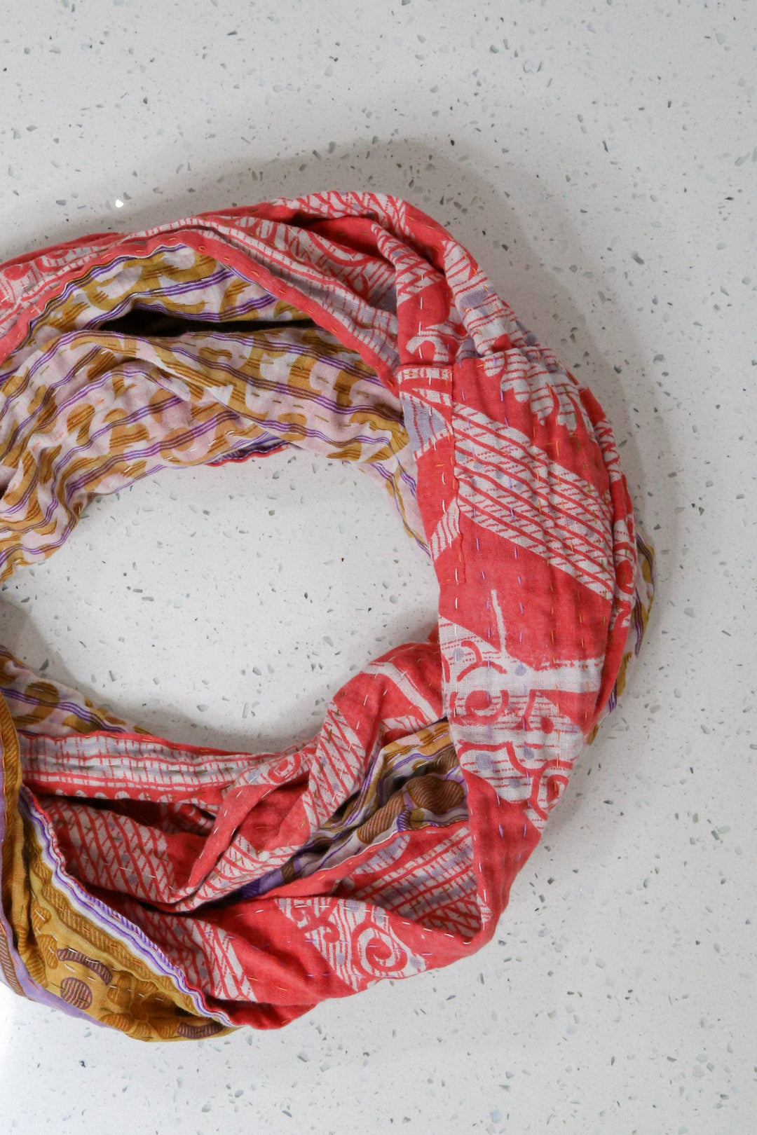 Kantha Infinity Scarf