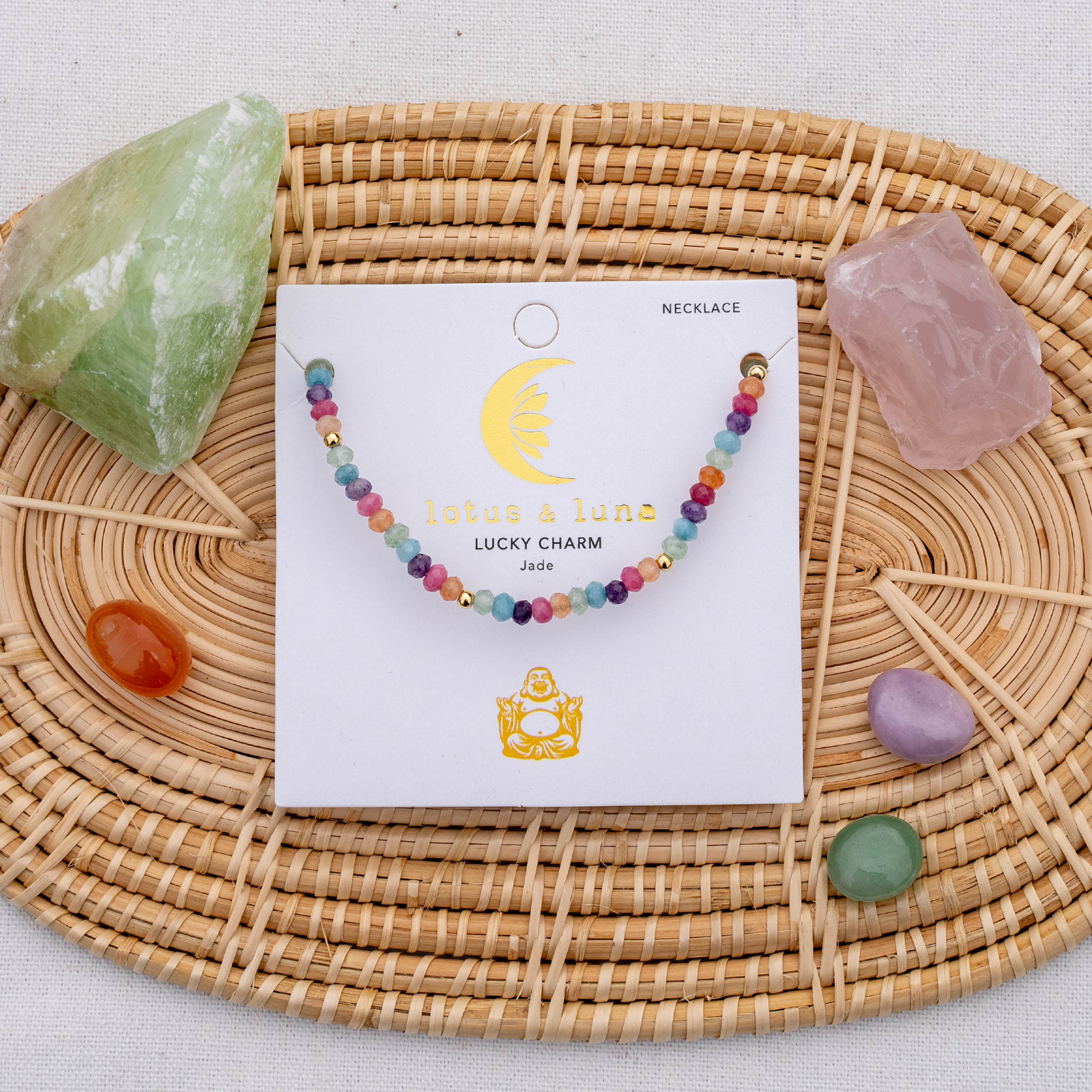 Lucky Charm 3mm Healing Necklace