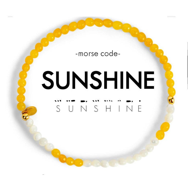 Morse Code Bracelet 3mm | SUNSHINE