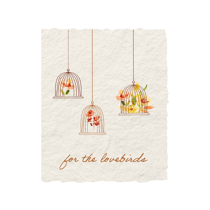 Folded Card | For the Lovebirds