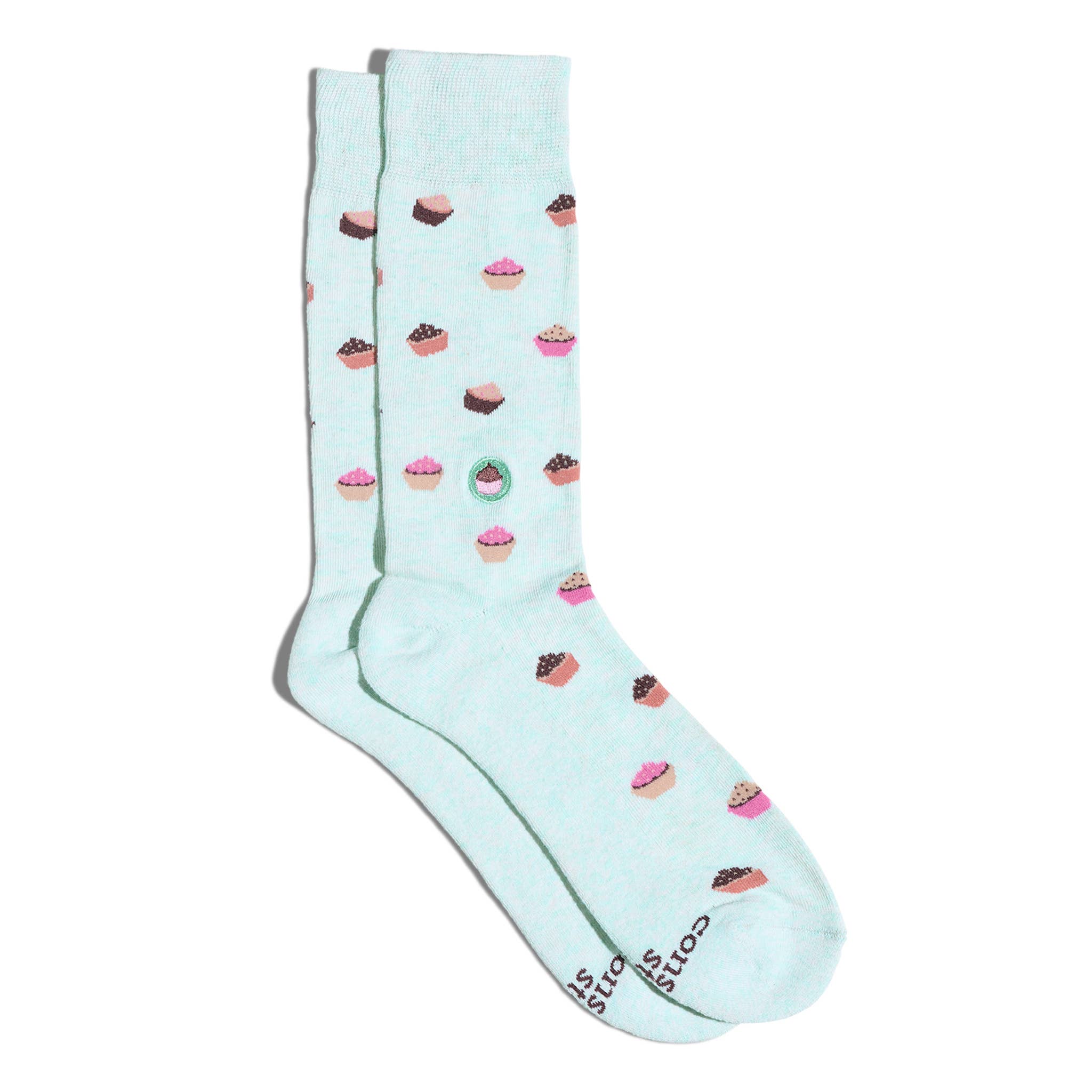 Socks that Provide Meals (Blue Cupcakes)