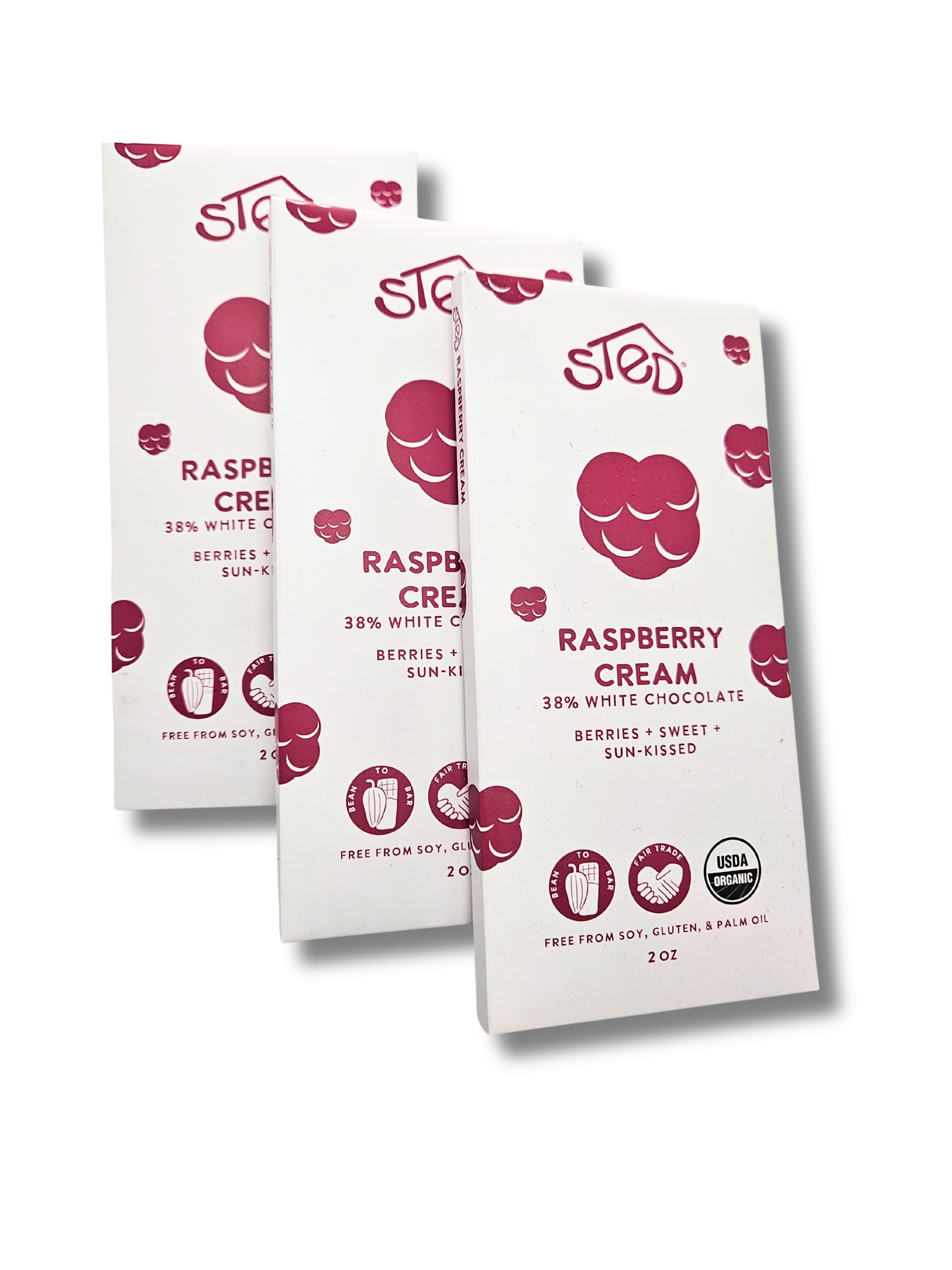 Mini Raspberry Cream White Chocolate