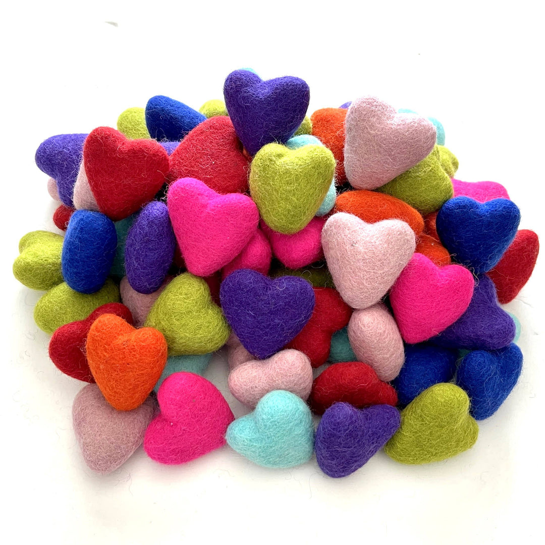 Hearts Wool Pet Toy