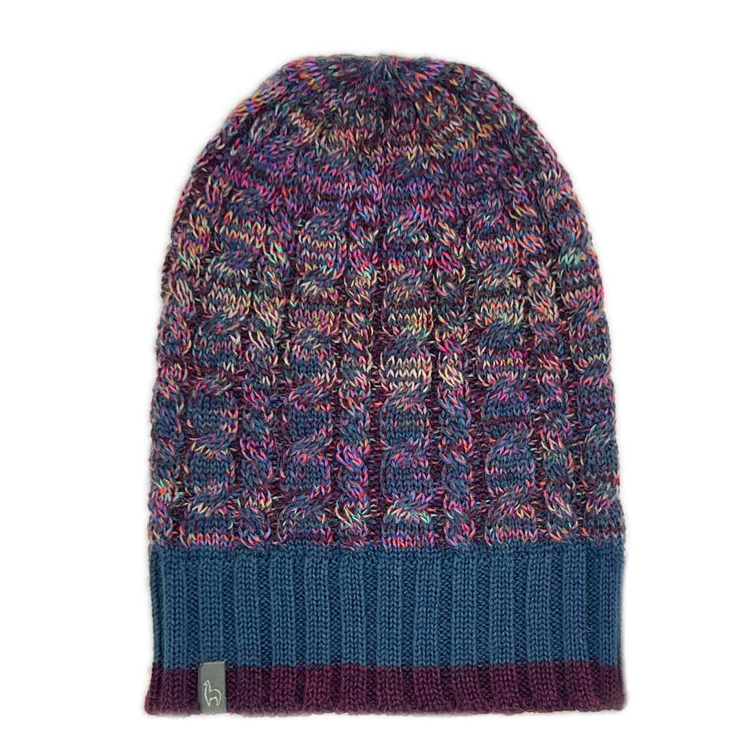 Alpaca Beanie - Braided - Galaxy