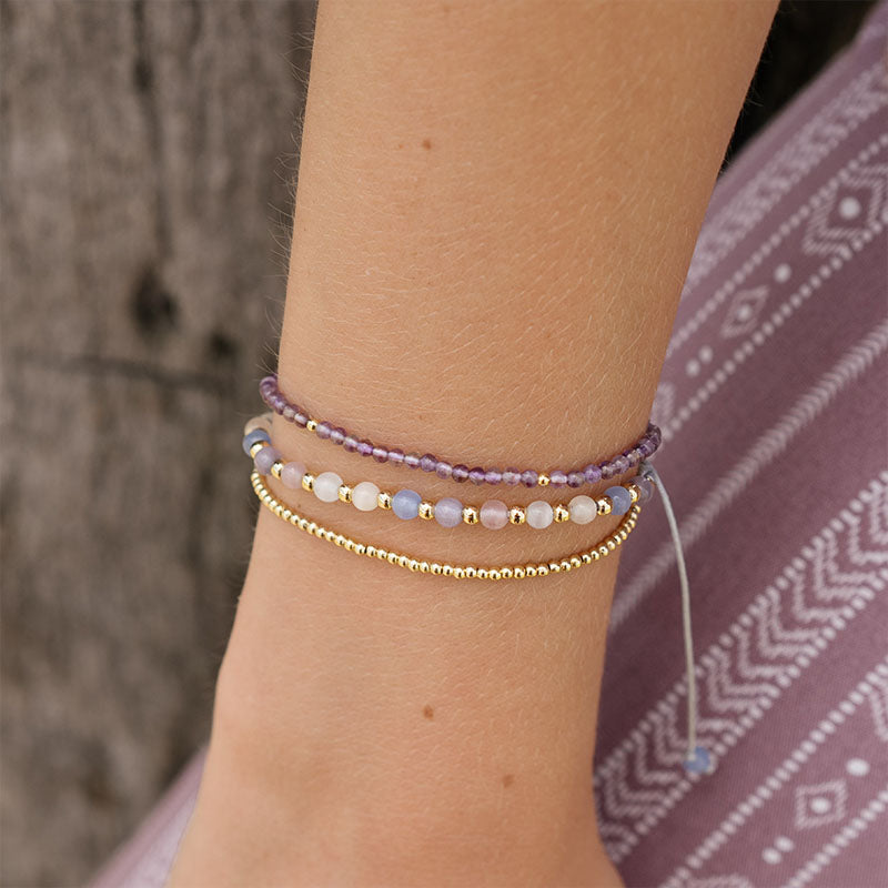 Optimism 4mm Metal Accent  Bracelet