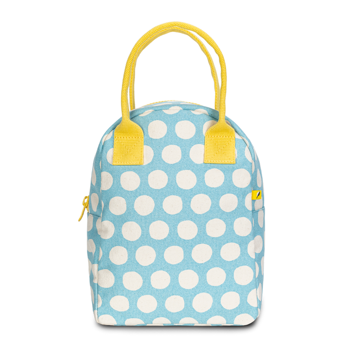 Zipper Lunch Bag - Dot Blue