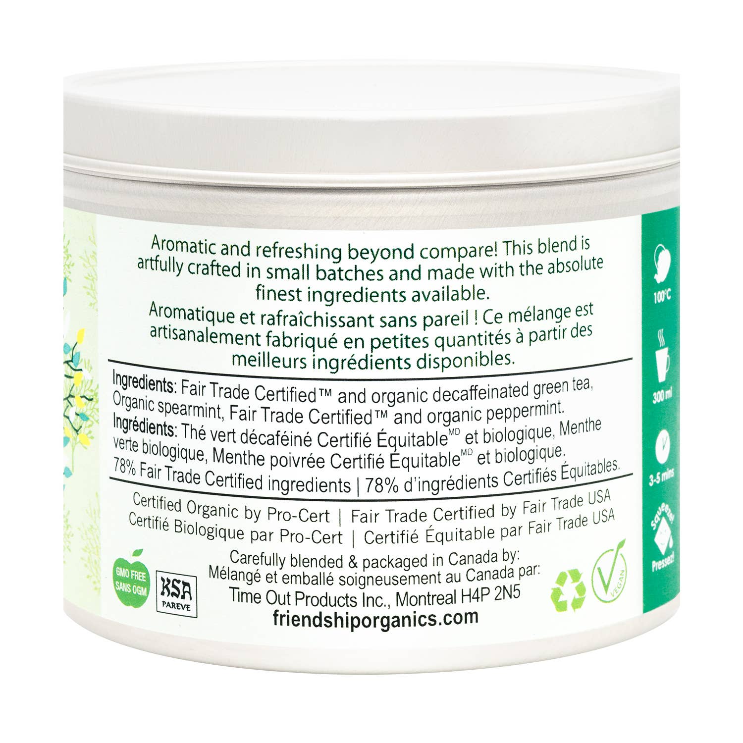 Decaf Green Mint Tea