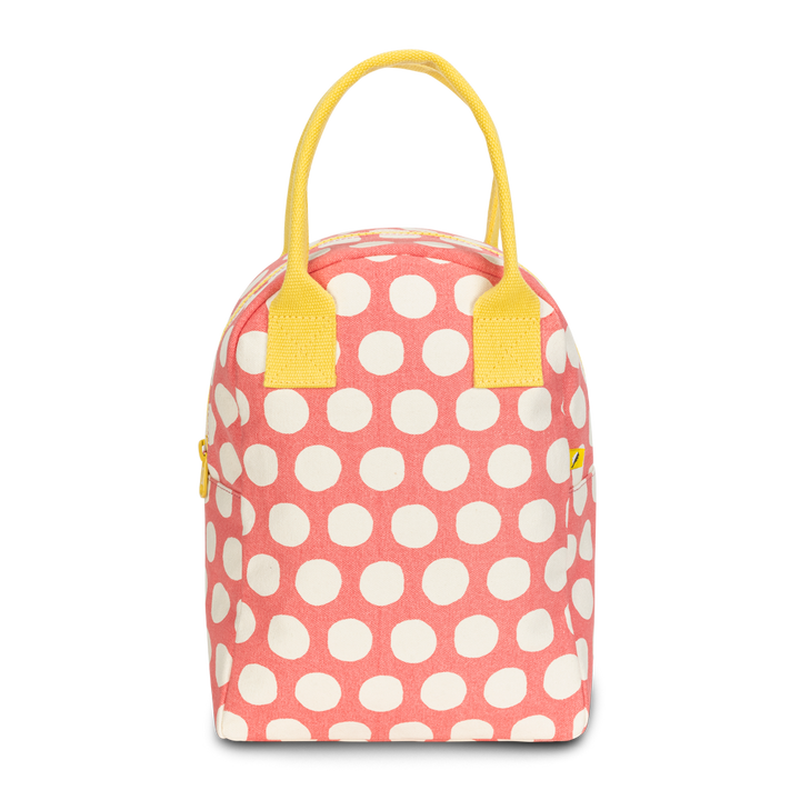 Zipper Lunch Bag - Dot Pink