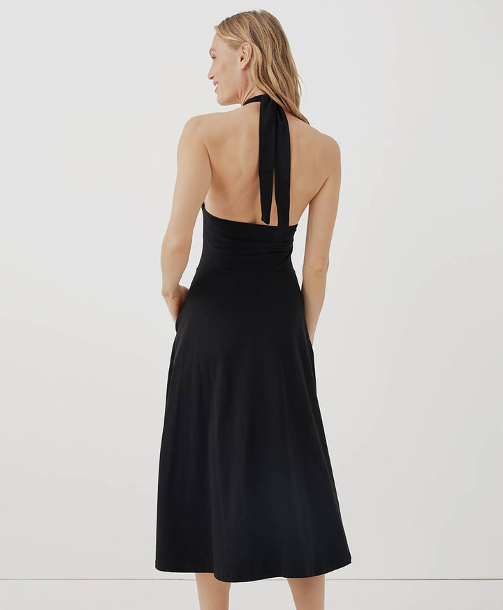 Fit & Flare Modern Halter Dress