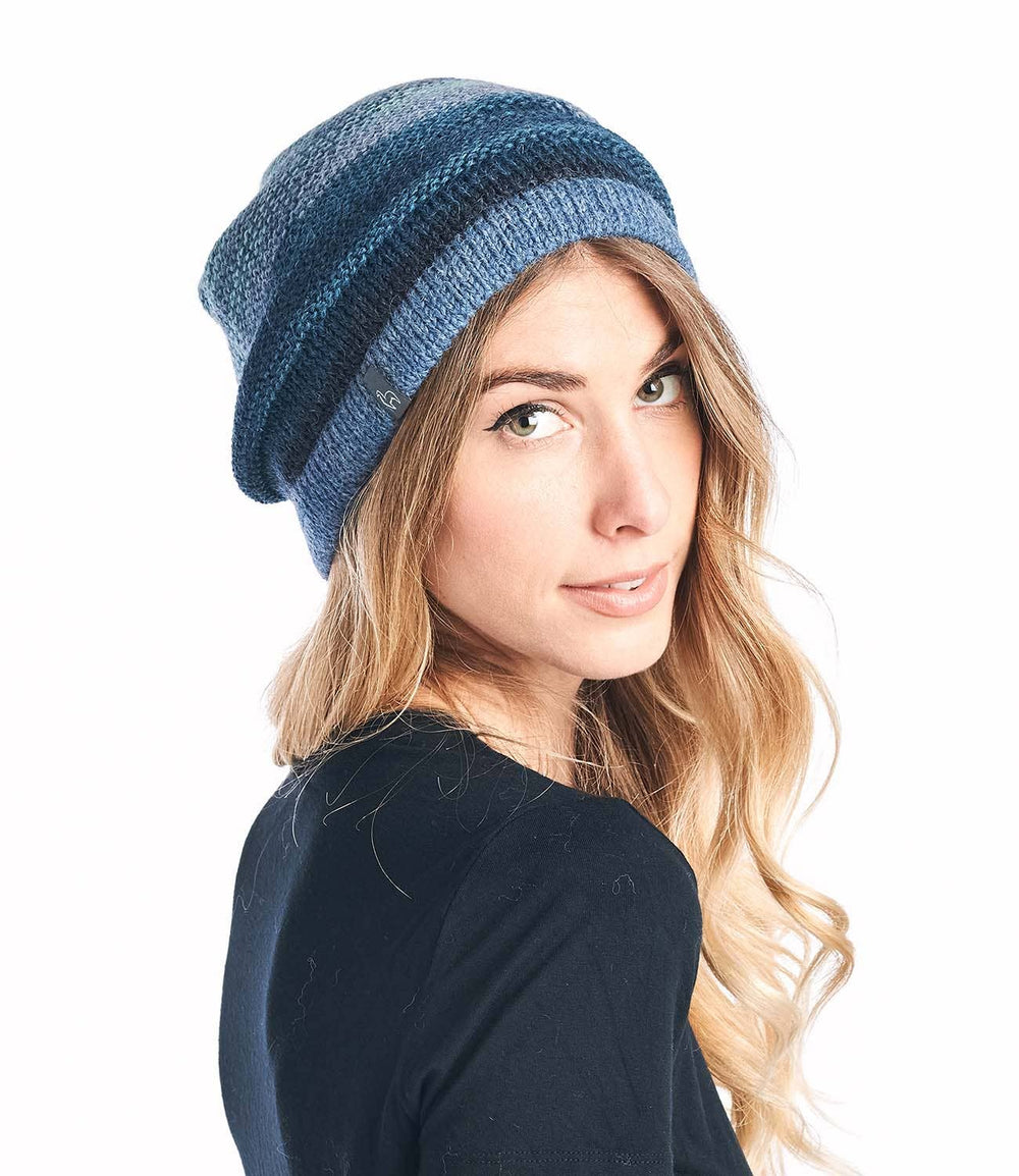 Alpaca Beanie - Colorado - Azul