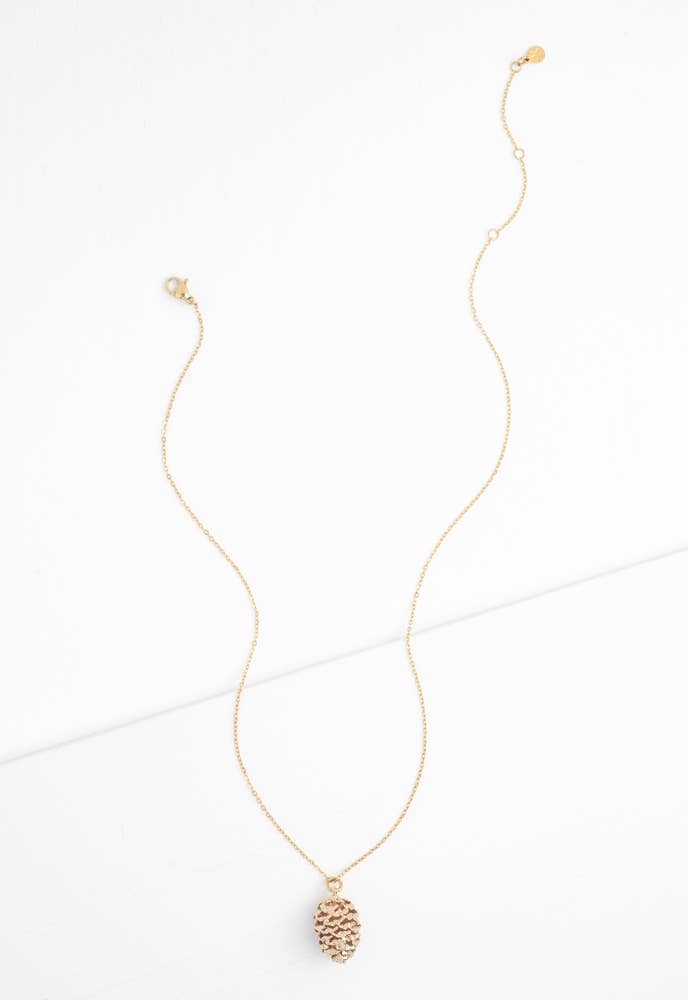 Abundant Hope Pinecone Necklace