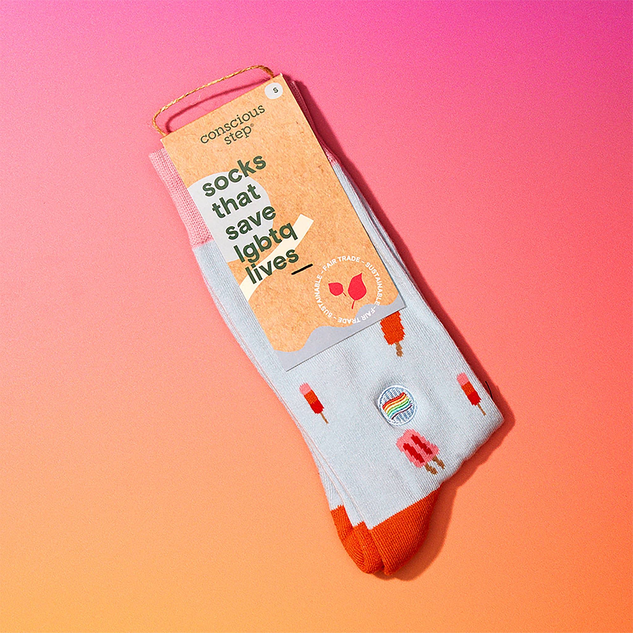 Socks that Save LGBTQ Lives (Blue Popsicles)