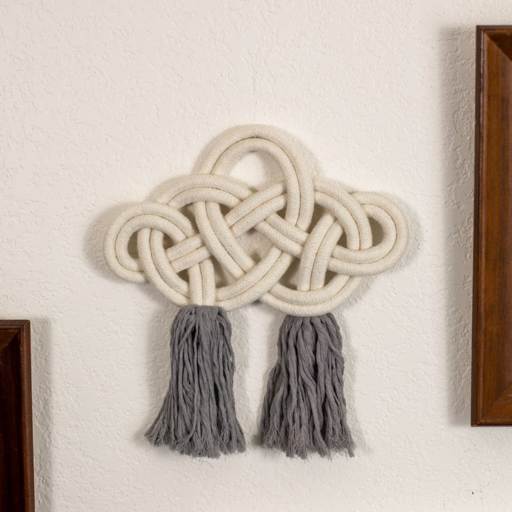 The Infinity Knot Blue Grey