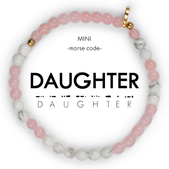 MINI Morse Code Bracelet | DAUGHTER