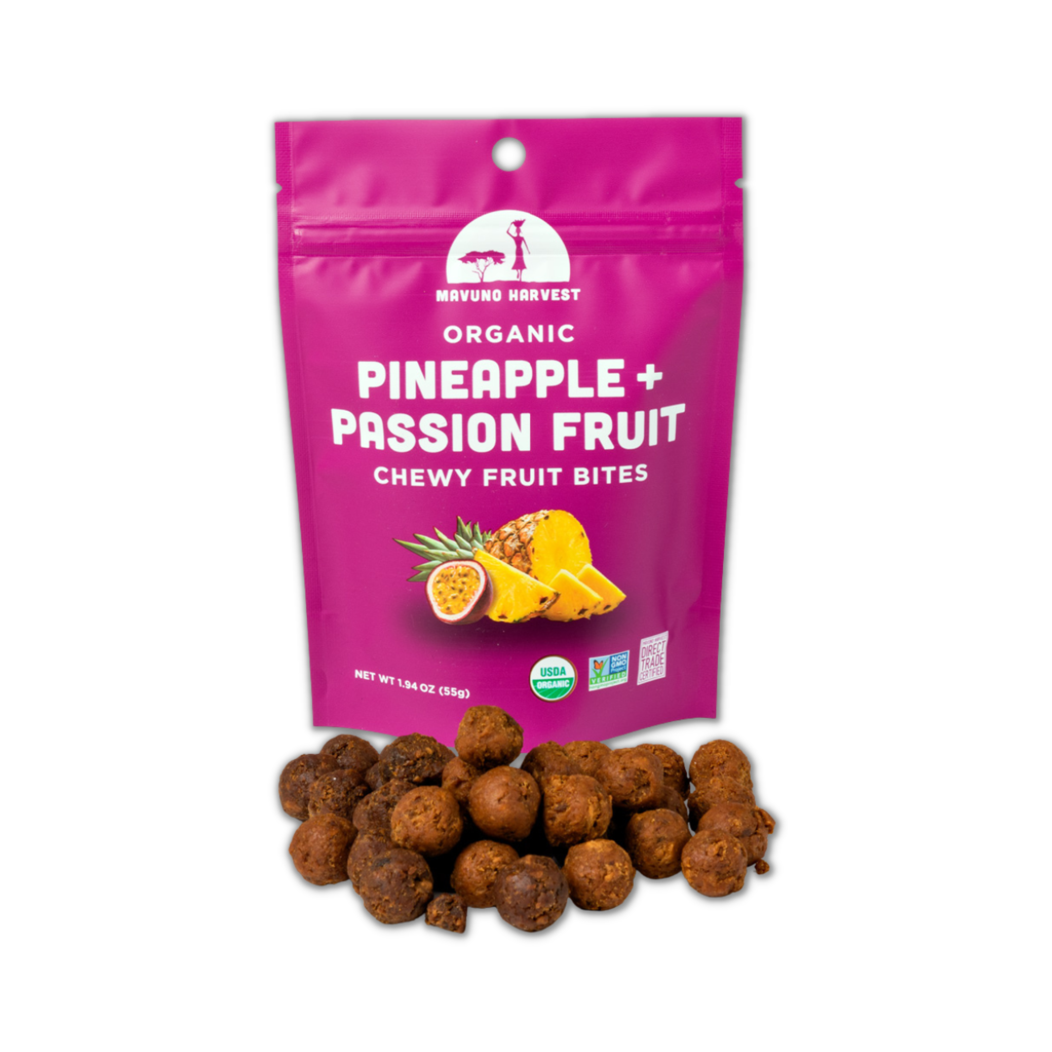 Organic Pineapple + Passionfruit Fruit Bites