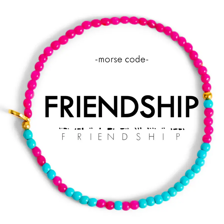 Morse Code Bracelet 3mm | FRIENDSHIP