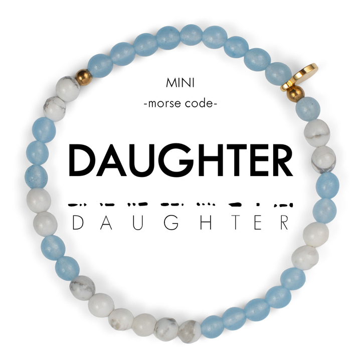 MINI Morse Code Bracelet | DAUGHTER