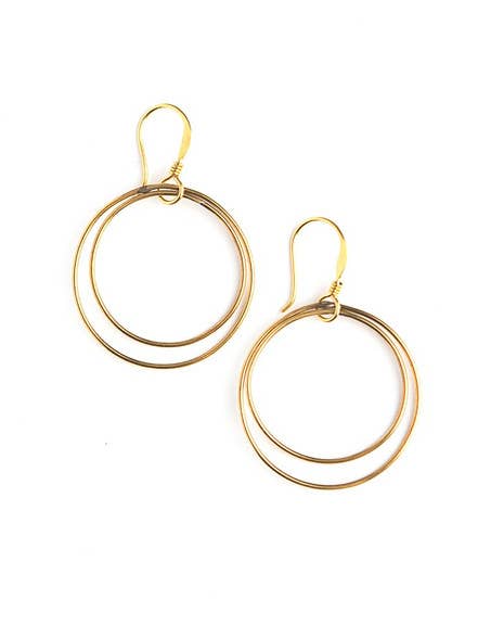 Double Moon Earrings