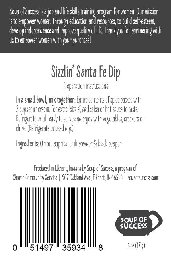 Delicious Dill, Sizzlin' Santa Fe & Spinach Dip Trio