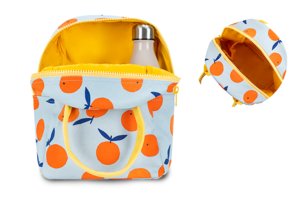 Zipper Lunch Bag - Oranges