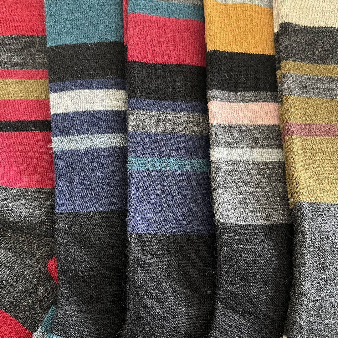 Alpaca Socks - Linea - Plum