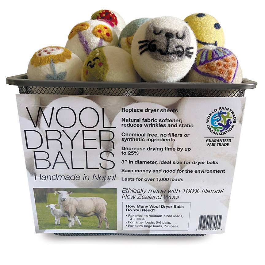 Eco Wool Dryer Balls Fair-Trade