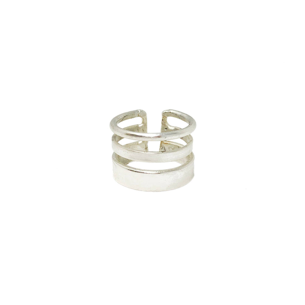 Evolving Layers Ring - Silver