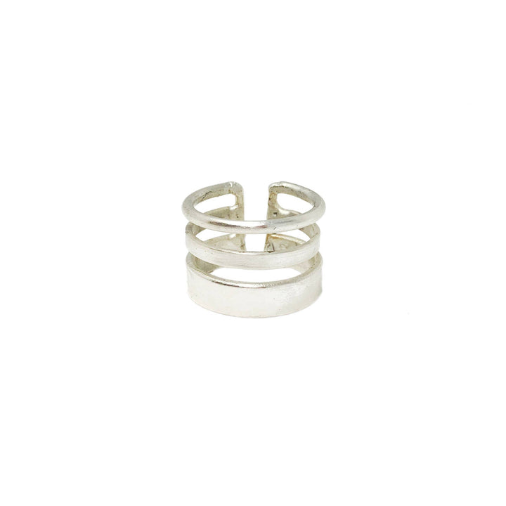 Evolving Layers Ring - Silver