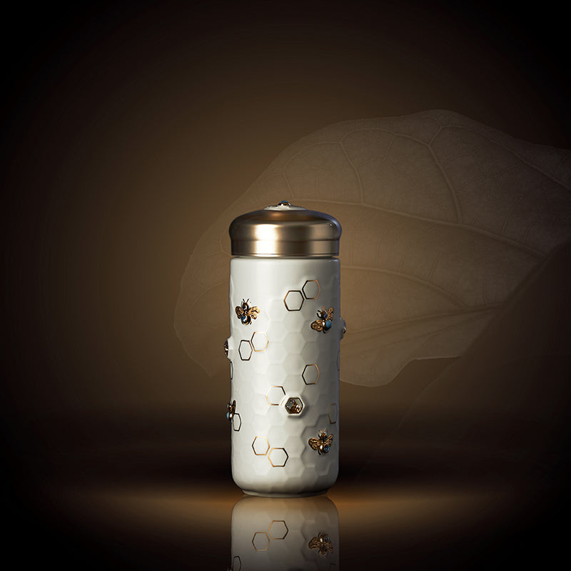 Honey Bee Travel Mug with Crystals