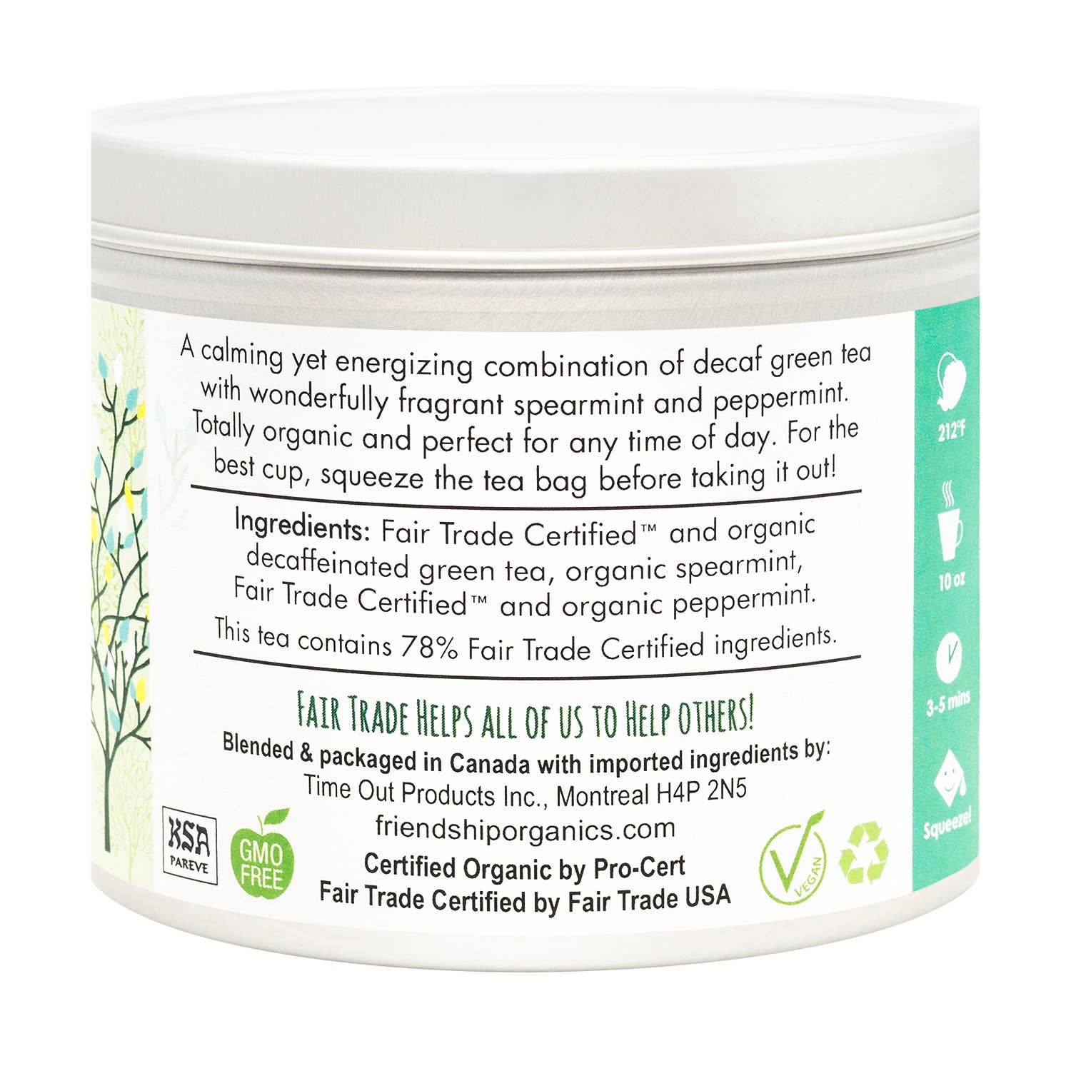 Decaf Green Mint Tea