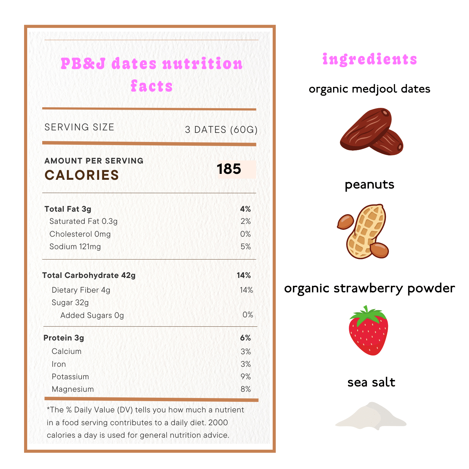 PB&J Dates Snack Packs