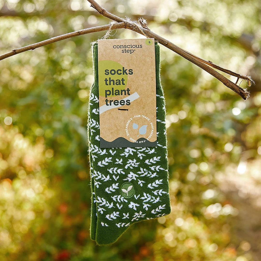 Socks that Plant Trees (Green Branches)