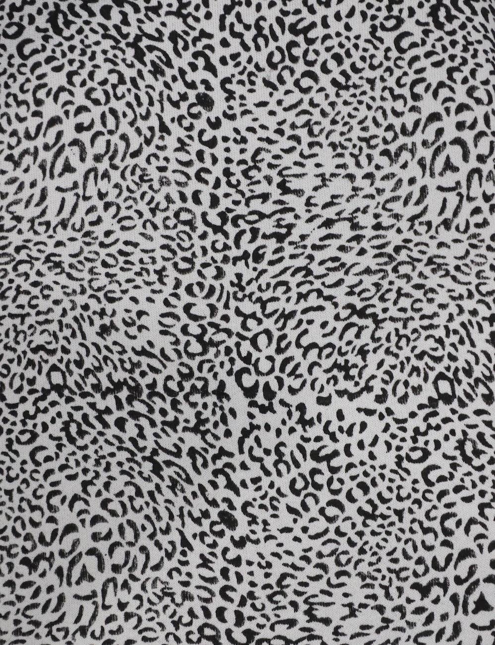 Leopard Print Organic Fleece Sweater