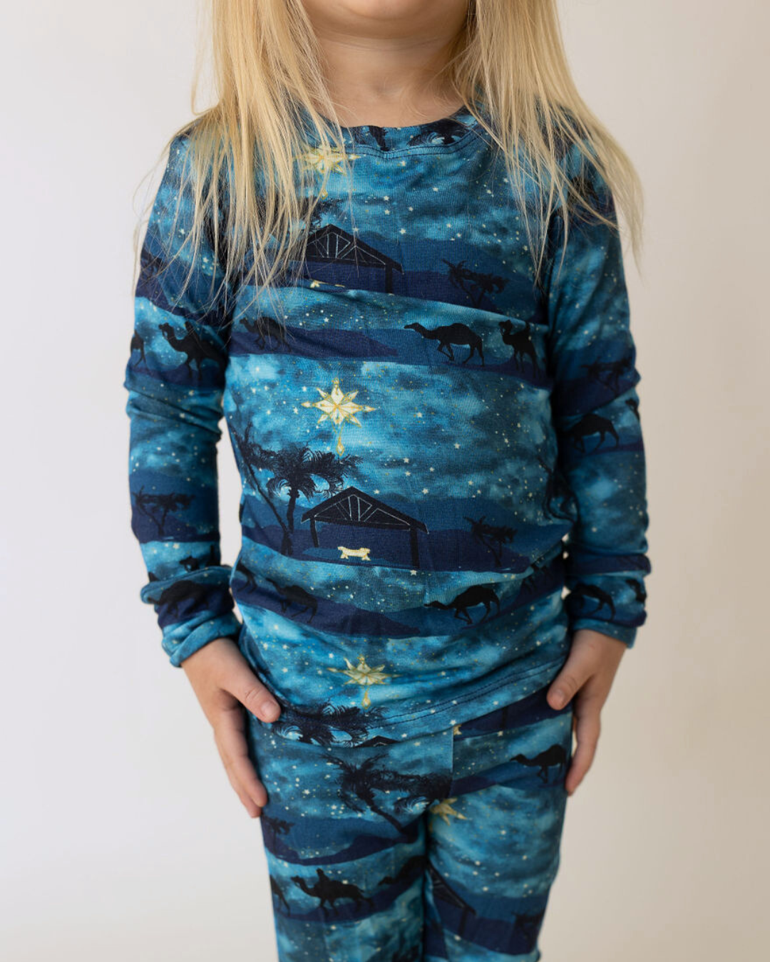 Star of Bethlehem Long Sleeve Pajamas *preorder ships by 10/31*