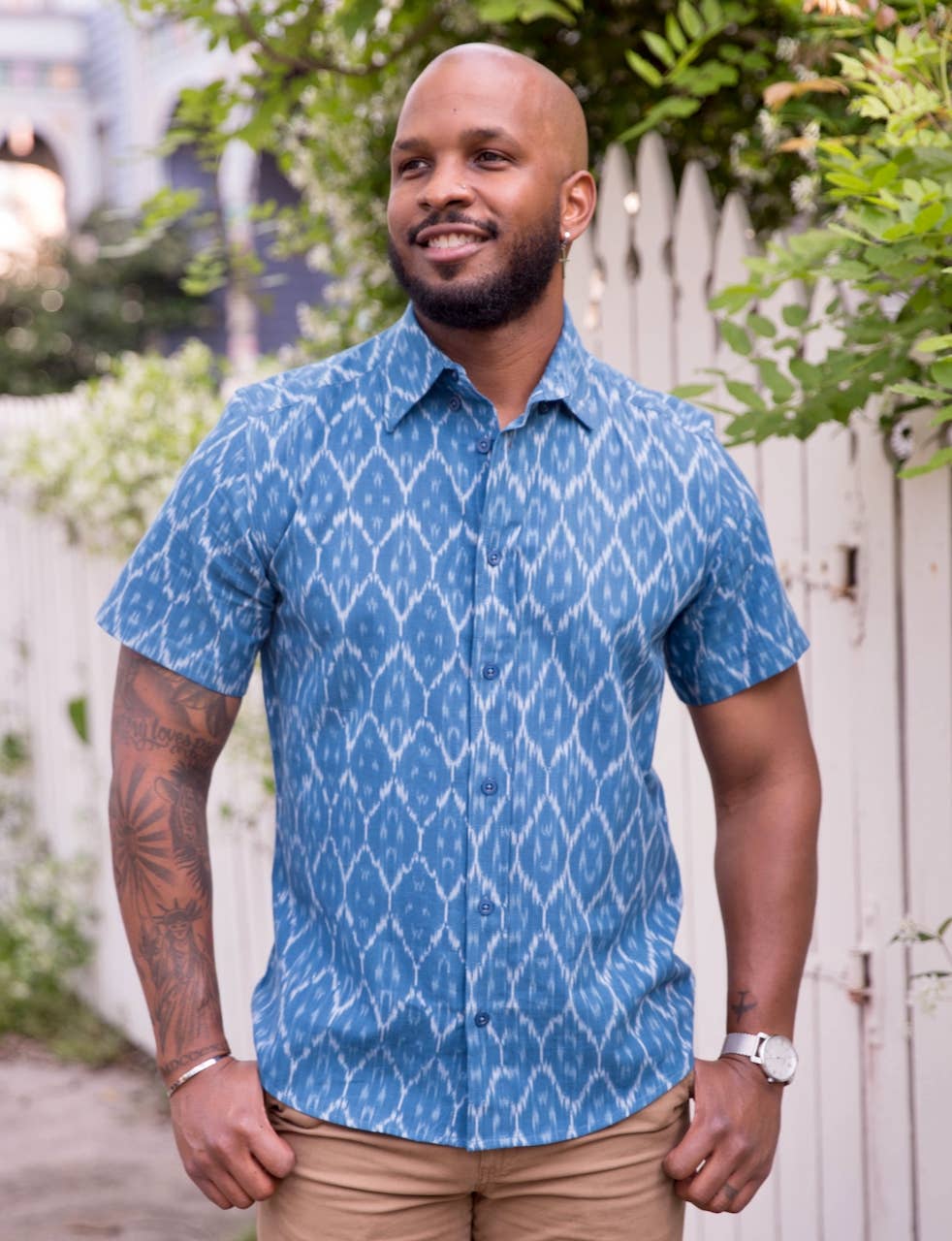 Cobalt Blue Men's Shirt
