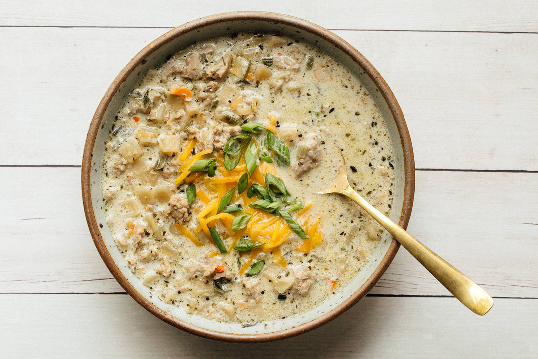 Hearty Potato Soup for Two