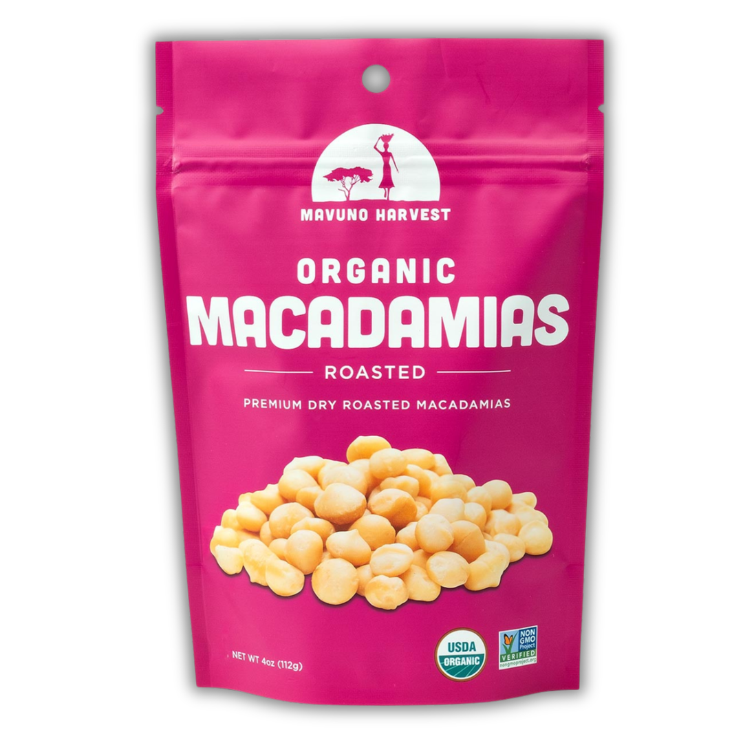 Organic Dry Roasted Macadamias