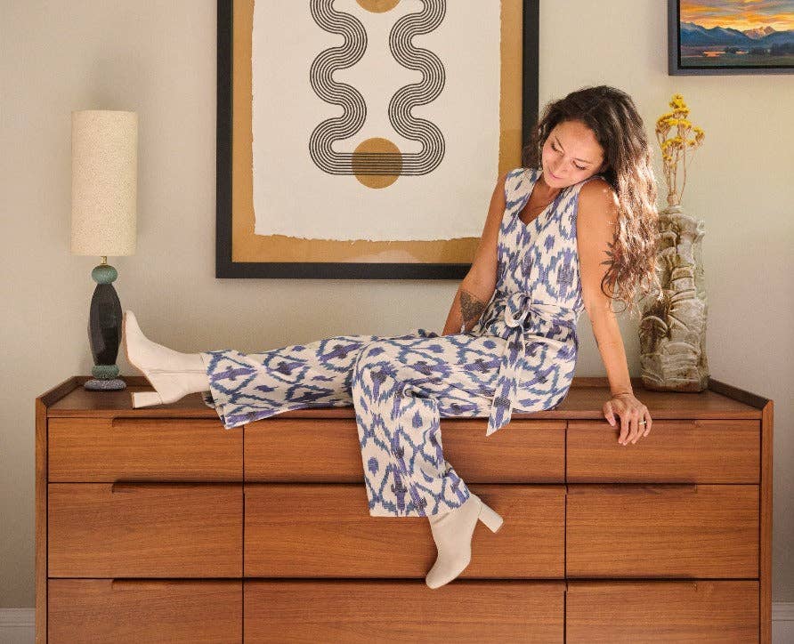 Jana Jumpsuit Seashore Ikat