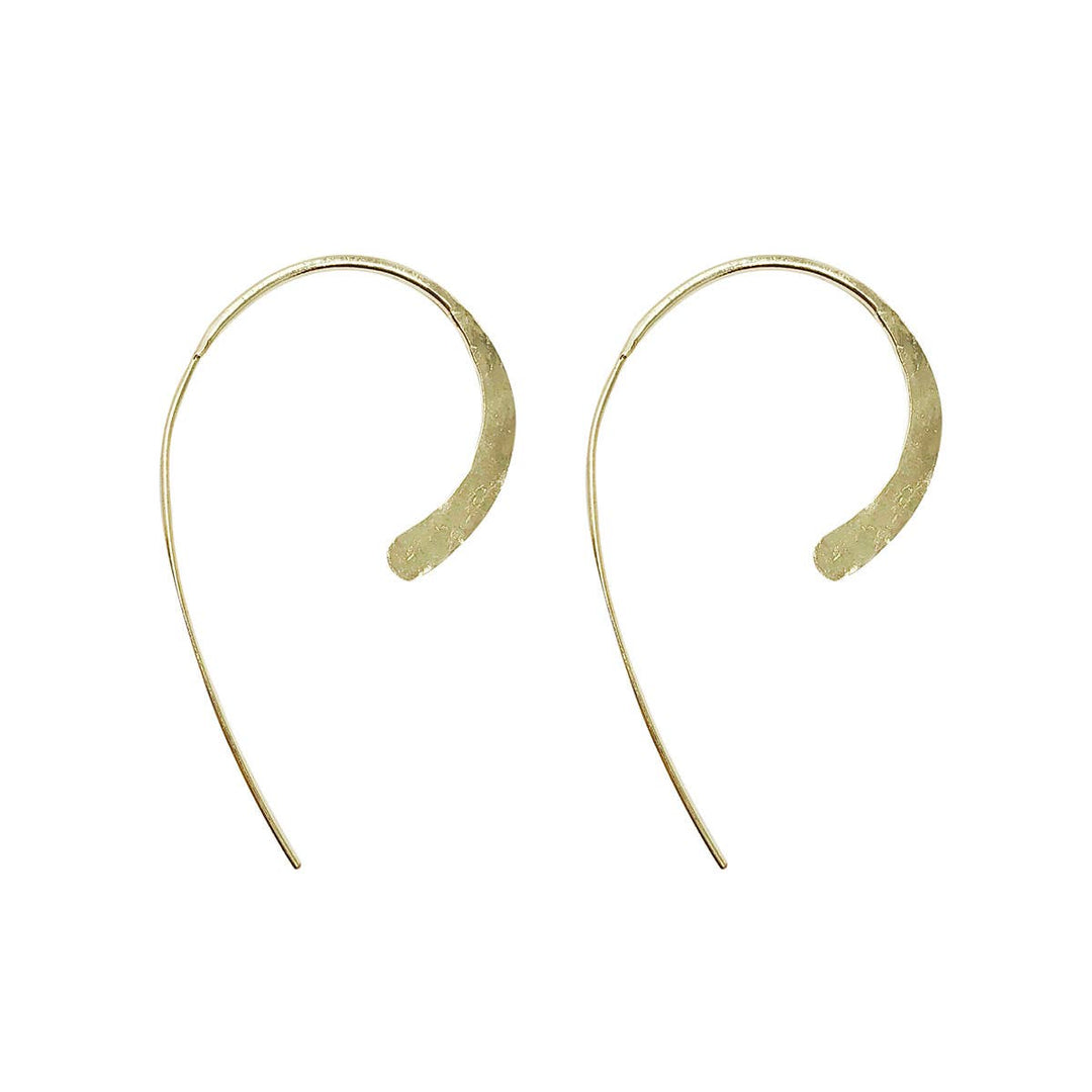 Oblique Earrings - Gold