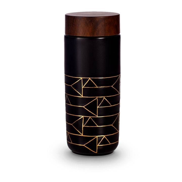 The Alchemical Signs Gold Ceramic Travel Mug