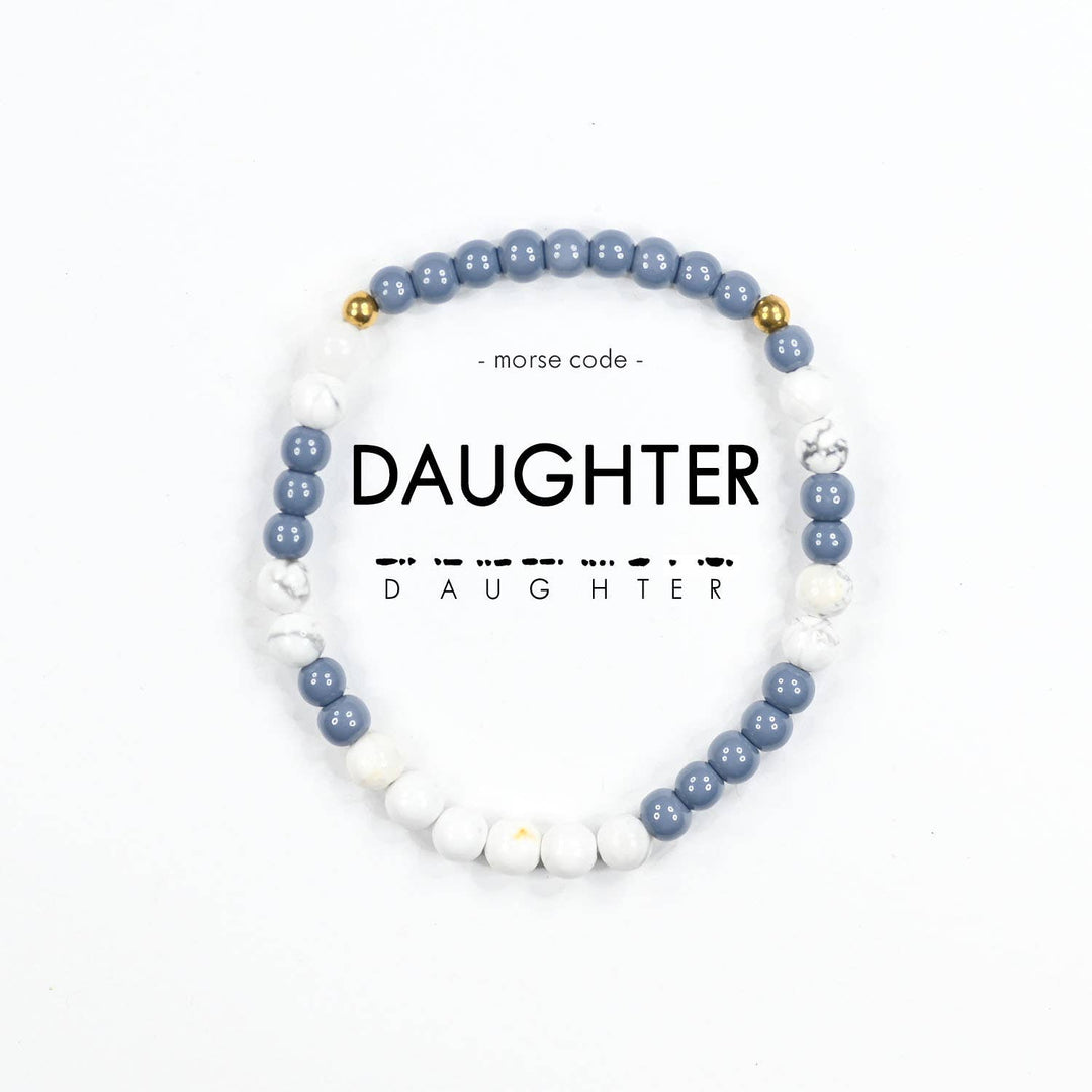 MINI Morse Code Bracelet | DAUGHTER